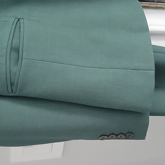 Ann Taylor Long One Button Suit Coat IN bi-Stretch - Picture 3 of 4